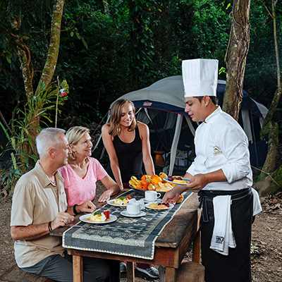 family glamping experience
