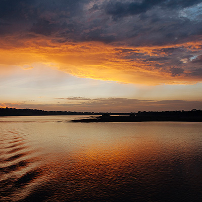 Panacocha beautiful sunset